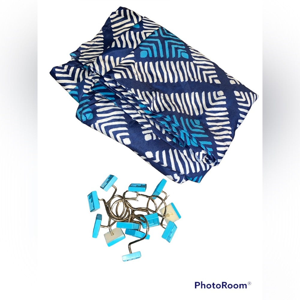 Shower curtain and Rings